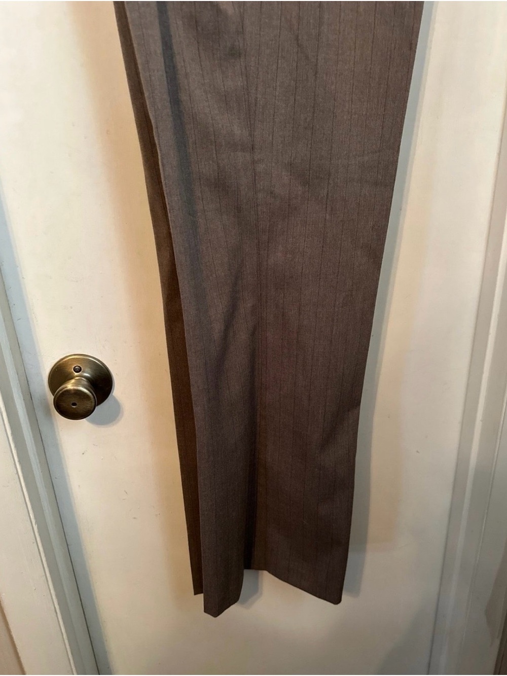 G.H. Bass & Co. Women’s Brown Pinstripe Dress Pants - Picture 2 of 8